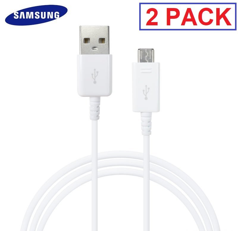 2 Pack Orignal Samsung Micro USB cable Vit