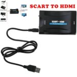 SCART till HDMI-adapter 1080P HD Video Audio Upscale Converter