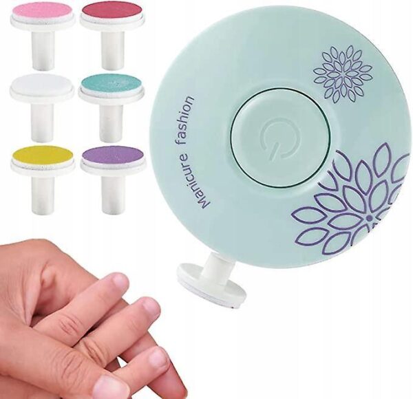 Baby nageltrimmer - nagelfilssats med 6 ersättningsdynor