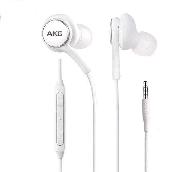 Samsung hörlurar AKG Vit