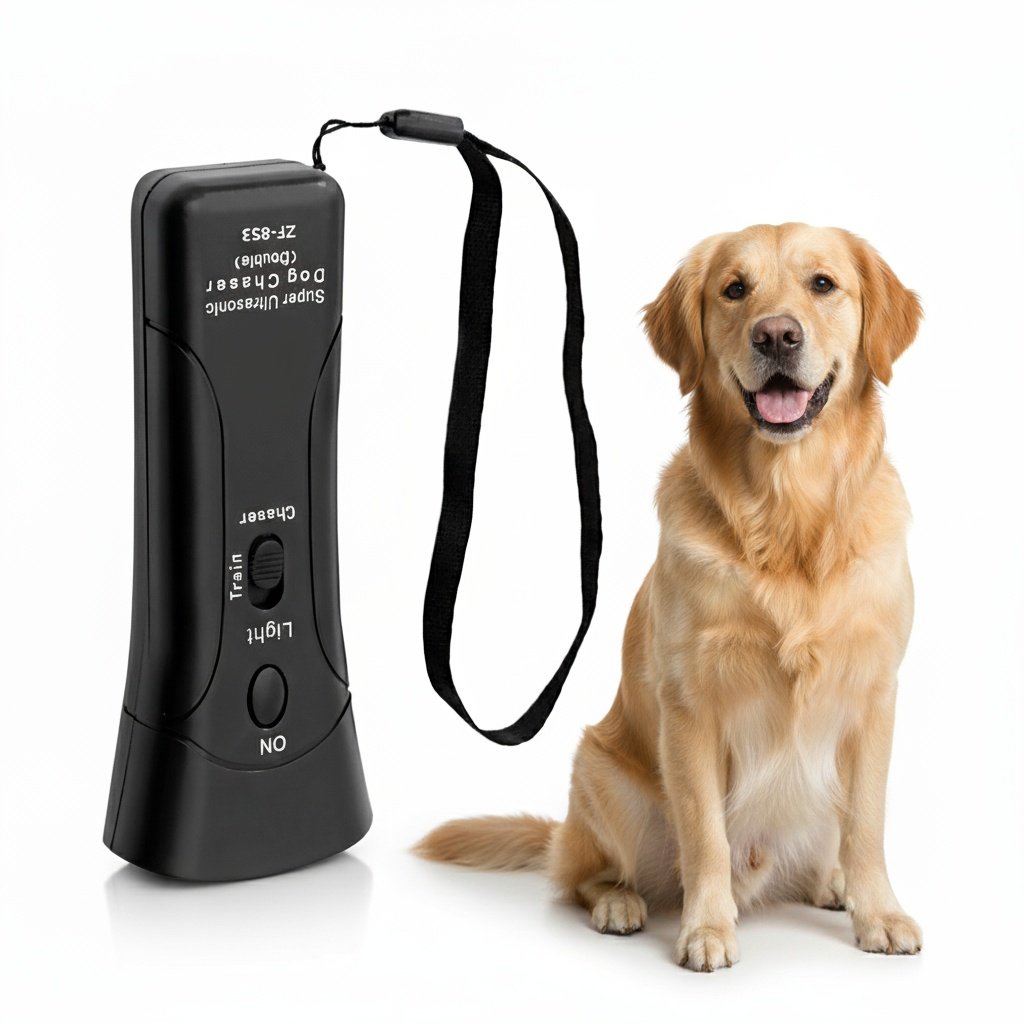 Ultrasonisk Dog Bark Stopper, Hund Ultrasonisk Skällkontroll med LED