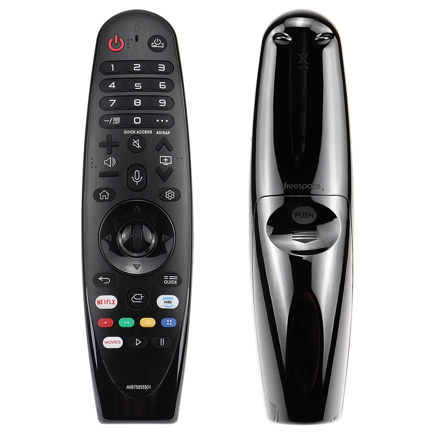 Universal Fjärrkontroll för LG-TV-ersättning utan mikrofon och mus