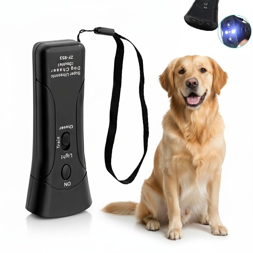 Ultrasonisk Dog Bark Stopper, Hund Ultrasonisk Skällkontroll med LED