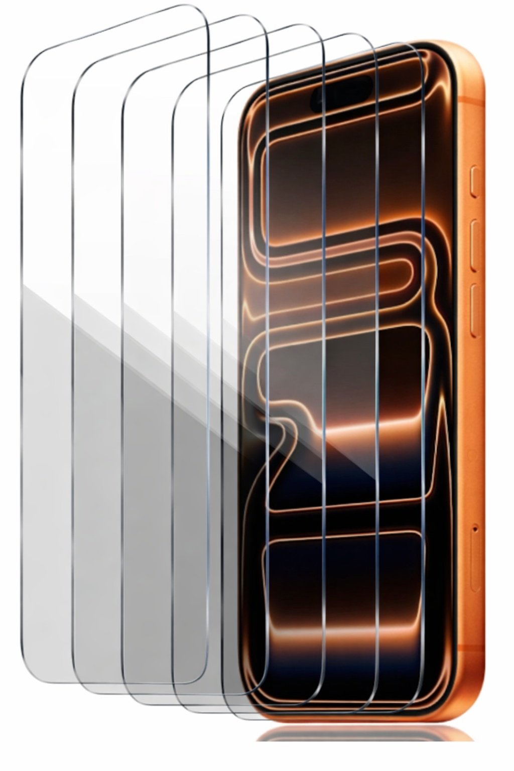 6-pack Skärmskydd i Härdat Glas – iPhone 17 Pro Max (Heltäckande & Transparent) 6-pack Skärmskydd i Härdat Glas – iPhone 17 Pro Max (Heltäckande & Transparent)