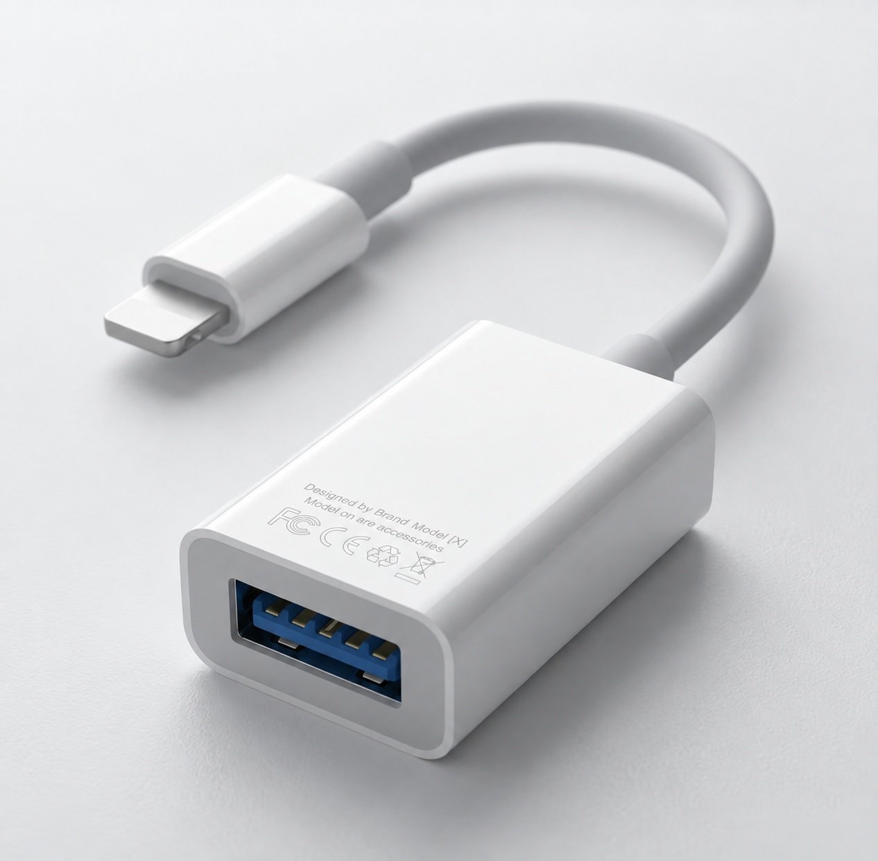 Lightning till USB-adapter – kompatibel med iPhone/iPad – OTG Lightning till USB-adapter – kompatibel med iPhone/iPad – OTG