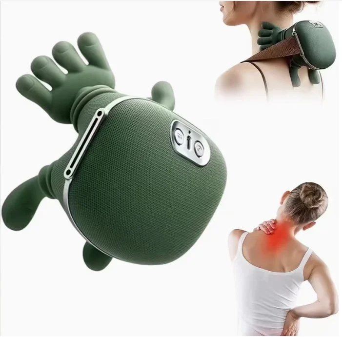 Nack och kroppsmassage med 4D-knådning, värmefunktion och ergonomisk design