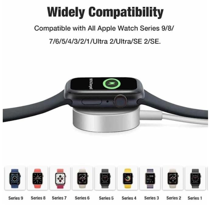 Laddkabel USB-C för-Apple-watch / iWatch 2.5W 1m vit