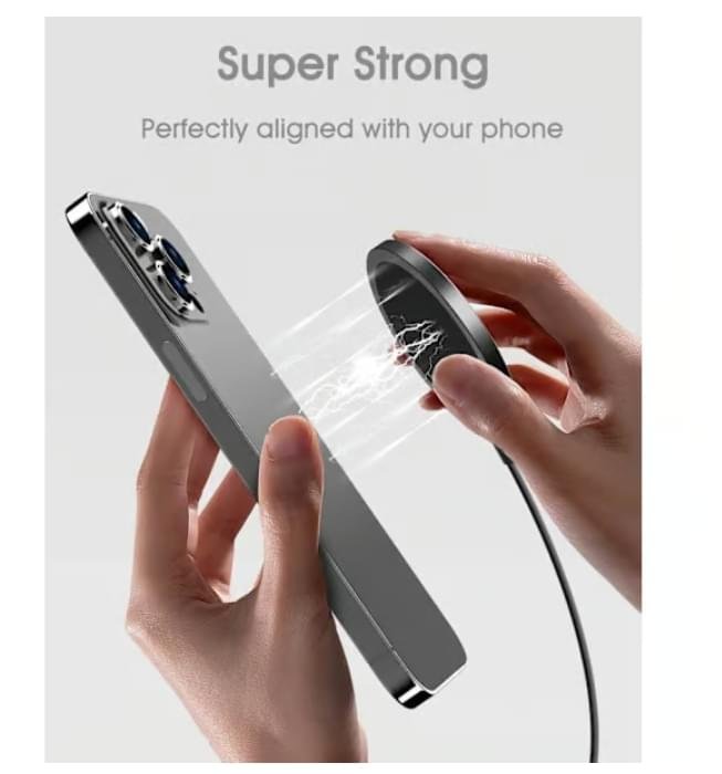 15W-Apple-Magsafe-laddare -iPhone -nabb magnetisk laddare, induktionsladdare kompatibel med-iPhone-Pro Max17/16/15/14/13/12/11