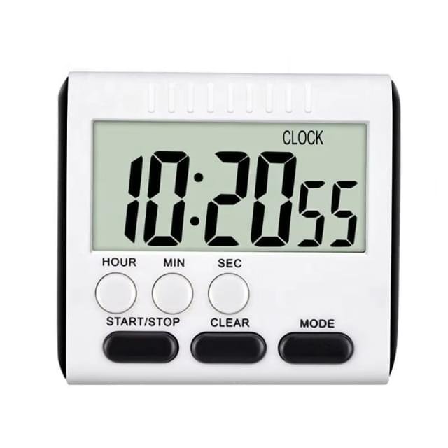 Kökstimer – Praktisk matlagningstimer med alarm, magnetisk LCD-digital nedräkningstimer med stativ Kökstimer – Praktisk matlagningstimer med alarm, magnetisk LCD-digital nedräkningstimer med stativ