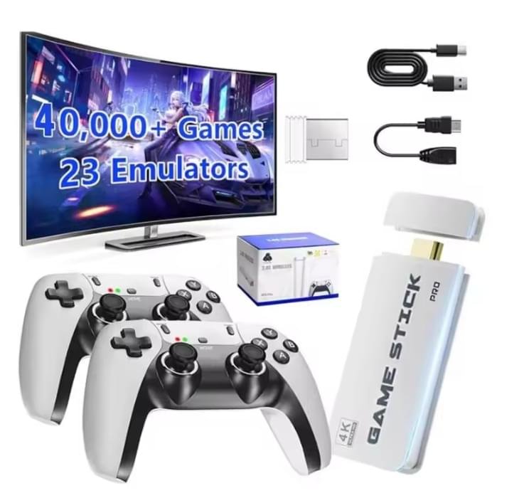 M15 Pro – Retro TV-spel med 4K-upplösning | Över 40 000 inbyggda spel för flera spelare M15 Pro – Retro TV-spel med 4K-upplösning | Över 40 000 inbyggda spel för flera spelare