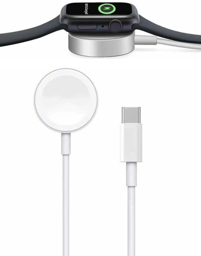 Laddkabel USB-C för-Apple-watch / iWatch 2.5W 1m vit Laddkabel USB-C för-Apple-watch / iWatch 2.5W 1m vit