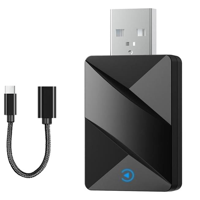 2026 Trådlös CarPlay-adapter – Uppgraderad, Trådlös CarPlay-dongel, Konverterar Trådbunden CarPlay till Trådlös, Plug and Play Trådlös CarPlay-adapter