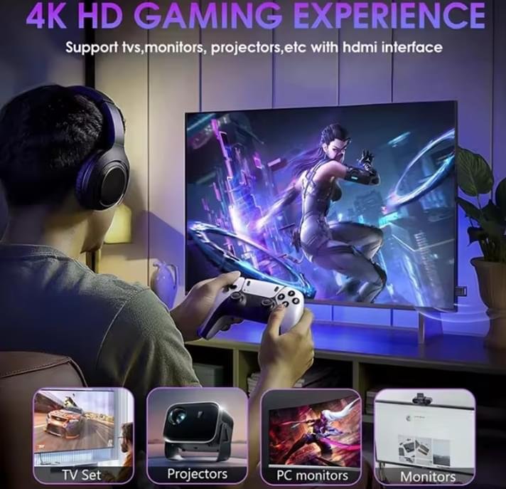 M15 Pro – Retro TV-spel med 4K-upplösning | Över 40 000 inbyggda spel för flera spelare